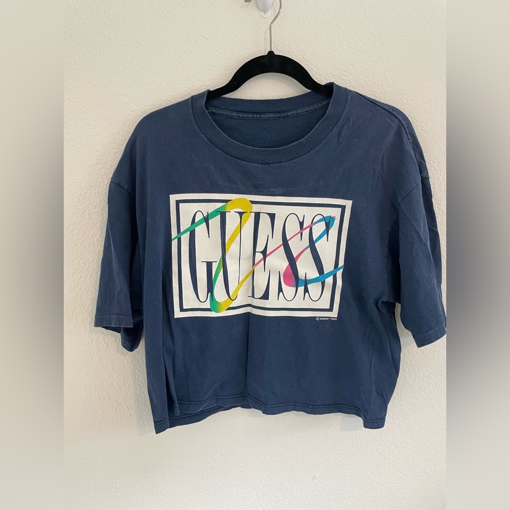 Vintage guess crop top